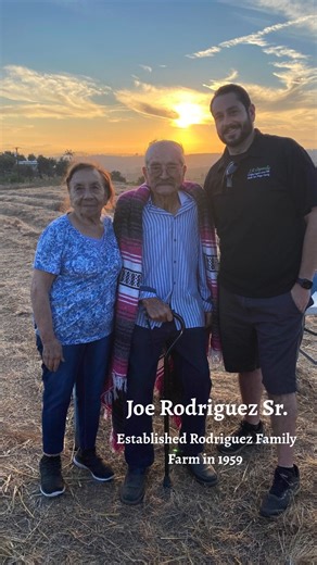J.R. Organics is a four-generation family farm rooted in Escondido. The farm began with Joe Rodriguez Sr., whose hard work and adaptability laid the foundation for a farming legacy that continues today. In the 1980s, Joe Rodriguez Jr. (Farmer Joe) led the transition to organic farming, guided by a belief that growing food should protect the land, the workers, and the people who eat it. That commitment became J.R. Organics. Today, multiple generations of the family work side by side — in the fiel