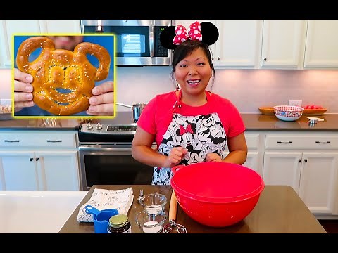 Making Disney Mickey Pretzels at Home | DIY Disney Snacks | Disney Food