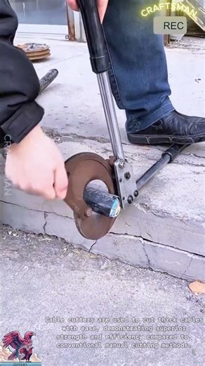 Cable cutting tool super fast and powerful #video #viral