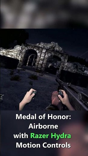 Medal of Honor: Airborne Motion Controls gameplay [razer hydra]