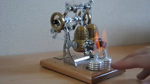 63K views · 774 reactions | This twin cylinder stirling engine is pretty cool. Gets up there in rpms! | RC Nation | Facebook