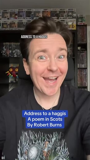Tonight is Burns night! And it’s important you know how to properly address a haggis! #scottishculture #scotland #folklore #tradition #haggis | Kenny Boyle - Actor and Playwright