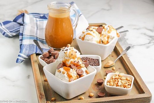 Peanut Butter Ice Cream Topping