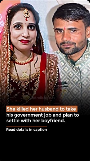 Trolls circuit on Instagram: "Deepak Kumar, a 29 year old railway technician from UP, was initially believed to have died of a heart attack during a puja. However, an autopsy revealed he was strangled. His wife, Shivani, has been arrested for alleged murd*r, reportedly to claim his railway job and settle with boyfriend. #viral #news #trollcircuit #troll"