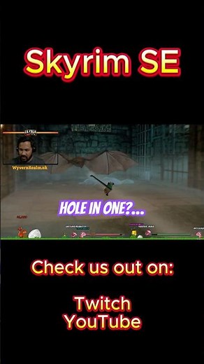 This Giant Bat Made the Worst Mistake in Skyrim #shorts #skyrim #gaming