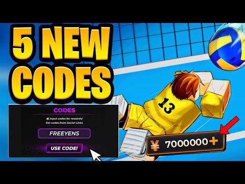 *NEW* All Working UPDATE 55 CODES FOR VOLLEYBALL LEGENDS | ROBLOX VOLLEYBALL LEGENDS CODES