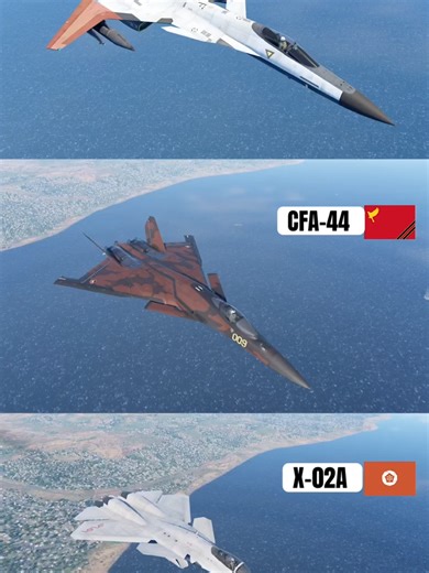 Ace Combat Legends: ADFX-02, CFA-44, and X-02A in War Thunder