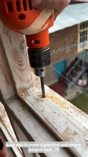 easy way to make a practical and simple window lock...!!!