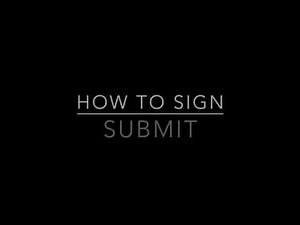 Learn How to Sign the Word Submit