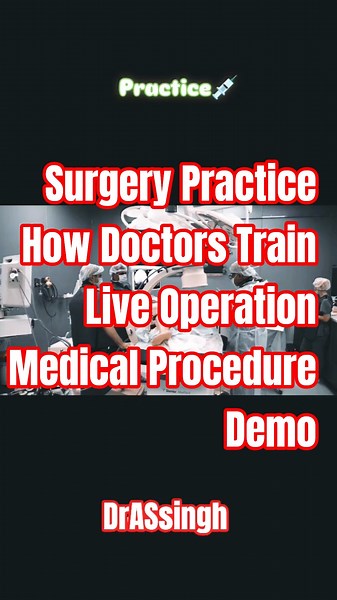 🧑‍⚕️Operation Theatre Practice | 🩺Live Medical Surgery Training🏥 | #drassingh #doctorASsingh