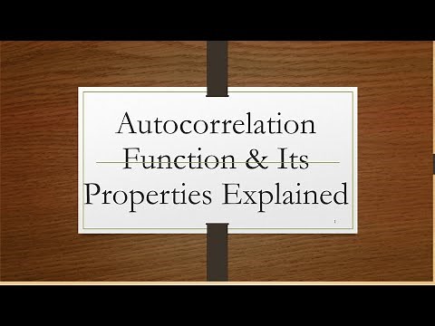 Autocorrelation Function – Definition, Formula & Properties | Exam & GATE Preparation