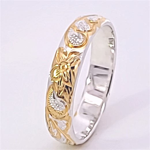 Toe Rings, Filigree Toe Ring: Sterling Silver With 18K Gold Layer - Etsy