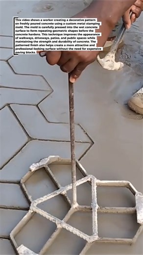 Concrete Pattern Stamping Technique
