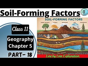 Soil-Forming Factors | Geomorphic Processes | Class 11 Geography Chapter 5 NCERT UPSC