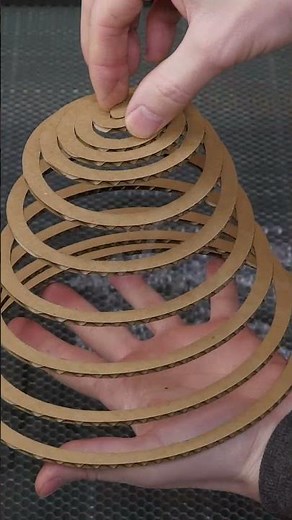 Watch This Cardboard Turn Into Art With Lasers!