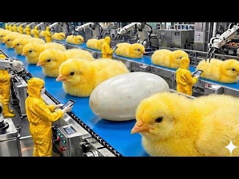 How Millions of Chickens Are Produced – Egg Incubation to Broiler Farming (Full Factory Process)
