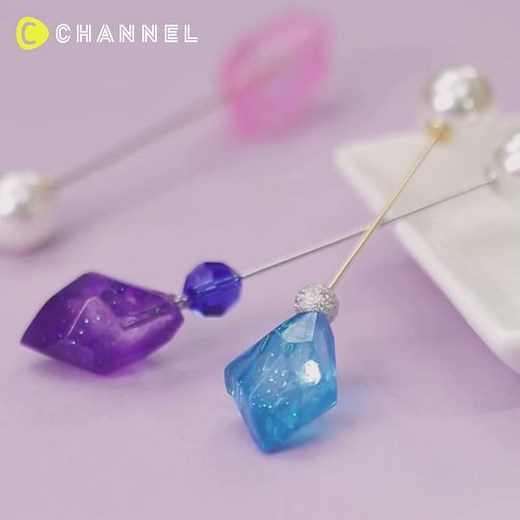 Sparkly Crystal Hair Baton＊ヘアアレンジの幅も広がる♪キラキラ鉱石ヘアバトン