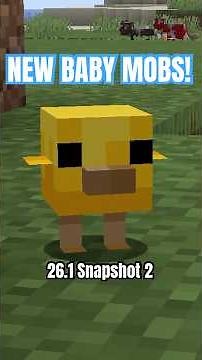 NEW BABY MOBS AND CRAFTABLE NAMETAGS! | 26.1 Snapshot 2