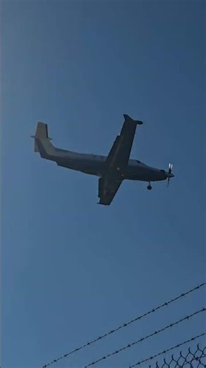 Pilatus PC-12 Landing #pilatus #pc12 #plane #plen #planespotting #avgeek #aviation #airplane #jet