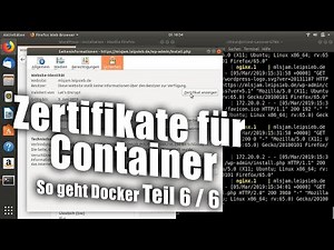Zertifikate für Container | Docker-Tutorial 6/6