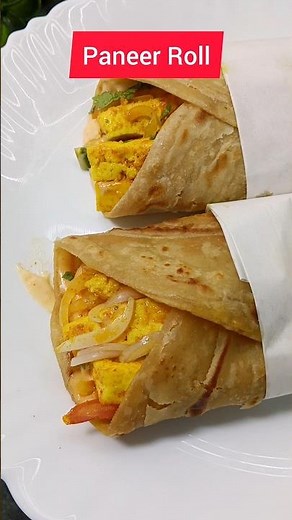 Paneer Roll Recipe | Street Style Paneer Kathi Roll | Easy Lunch & Snack Idea | #paneerroll