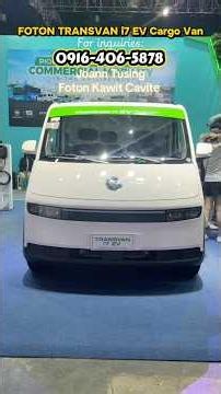 FOTON TRANSVAN i7 EV CARGO VAN - ELECTRIC VEHICLE