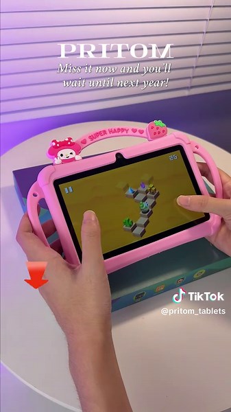 Your kid will love this!🩷#tiktokshopblackfriday #kidstablet #christmasgiftideas #educationaltablet #pritom