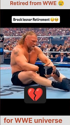 The Beast Retirement #wwe #wwf #yt #shorts #short #viral #trending #shortvideo #shortsfeed #ytshorts