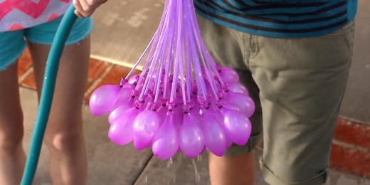 Bunch O Balloons is a hose attachment that can fill over 100 water balloons in one minute.