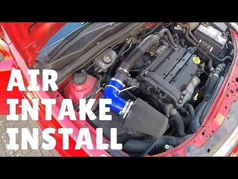 Fitting a Cold Air Intake/Filter - Induction Kit Install - Vauxhall Astra