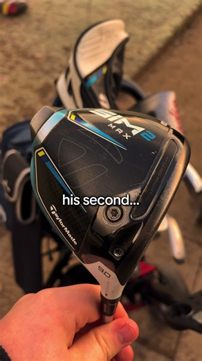 sim to the sky 🌌 #sim2max #golftok #driver #taylormade | a mans first driver vs 2nd driver