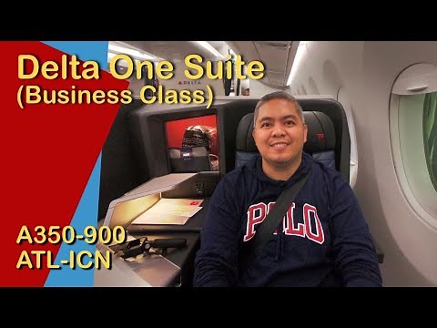 DELTA BUSINESS CLASS A350-900 ATL - ICN