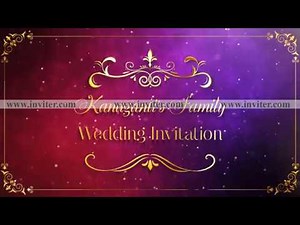 Wedding Video Invitation Maker Online | Inviter.com