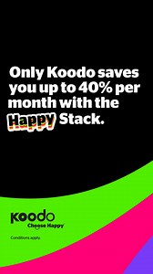 Get our happiest Cyber Monday deal and save on a phone plan, Internet and Stream . | Koodo