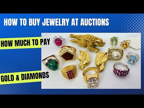 How to Buy High End Designer Estate Jewelry at Auctions Online Gold & Diamonds by Thrift Hunter