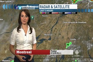 Catch Sabrina's weather at 5! Here's her mini forecast. | CBC Montreal | Facebook