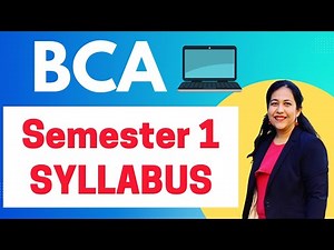 BCA Semester - 1 Complete Syllabus Explanation | GGSIP University