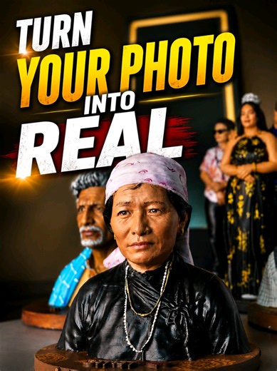 Custom 3D Photo-to-Statue Keepsake in Nepal