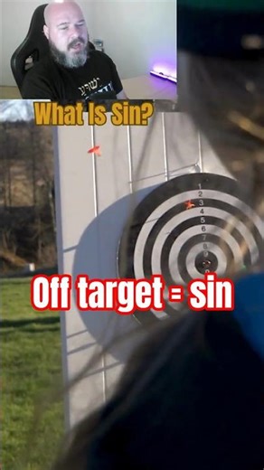👉 Sin = Missing the Mark (God’s Bullseye)