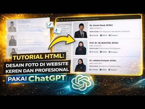 HTML Tutorial: Design Photos on a Cool and Professional Website Using ChatGPT