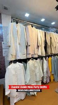 Chandni Chowk Market Delhi🤩| Mens Party Wear Suit Collection 2026#shorts #mensfashion