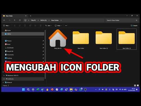 Cara Mengganti Icon Folder di File Explorer Laptop Atau PC Win 11 25H2 (Ada Banyak Pilihan Icon)