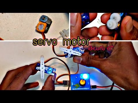 ⚙️Servo Motor Testing🪛 and opening inside parts 🔥 💡|| IN TELUGU ||
