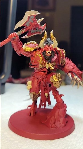 Daemon Prince of Khorne with Wings - Start to finish