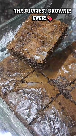 Fudgy Brownies 🍫🤎 | Super Chocolatey & Gooey Brownies 😍 | Easy Homemade Recipe#FudgyBrownies