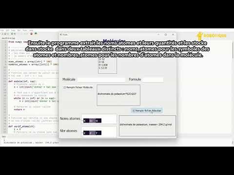 Problem of molecules - Theoretical Baccalaureate - Computer Science Section - 2014