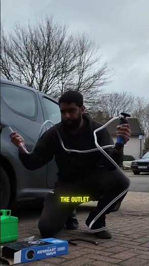 How a Siphon Pump Works Inlet vs Outlet #car #fuel