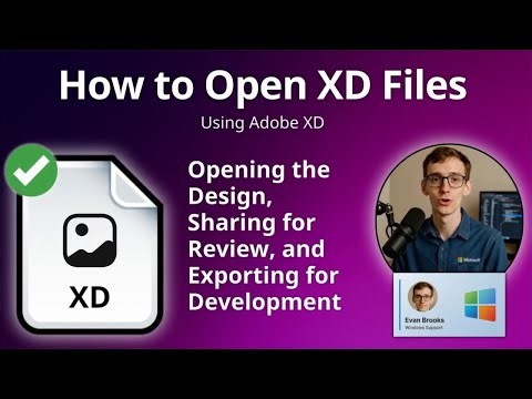How to Open XD Files (Adobe XD)