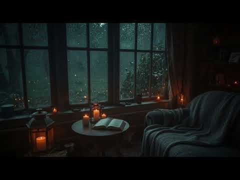 Rain Sounds for Deep Sleep 🌧️ Cozy Night Ambience with Soft Hum