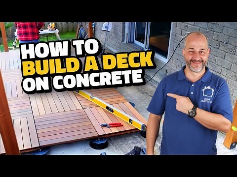 How to Build a Deck on Concrete for Beginners